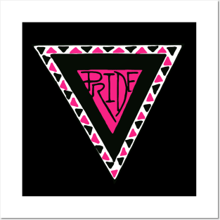 Pride Pink Triangle Posters and Art